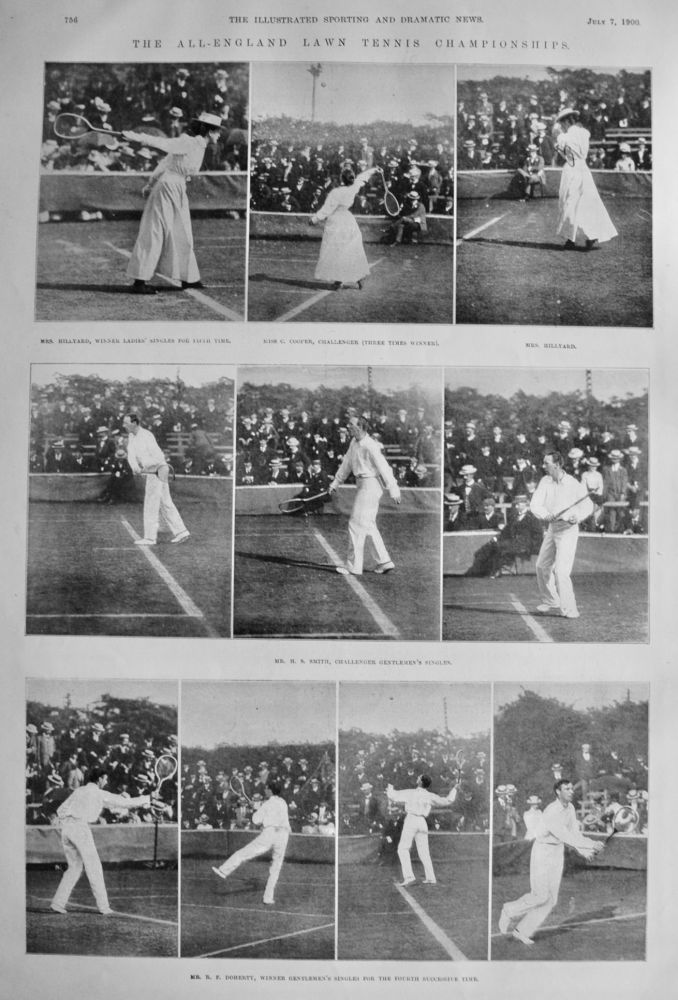 The All-England Lawn Tennis Championships.  1900.