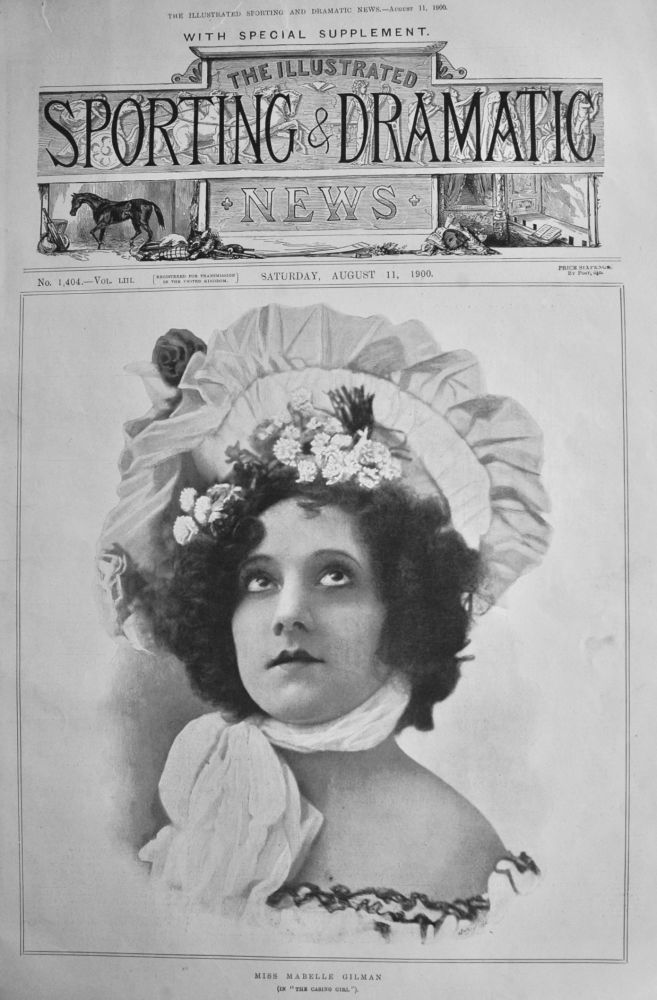 Miss Mabelle Gilman  (In "The Casino Girl").  1900.