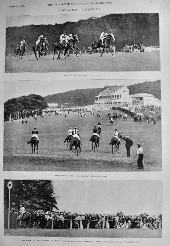 Goodwood Races,  August 1900.