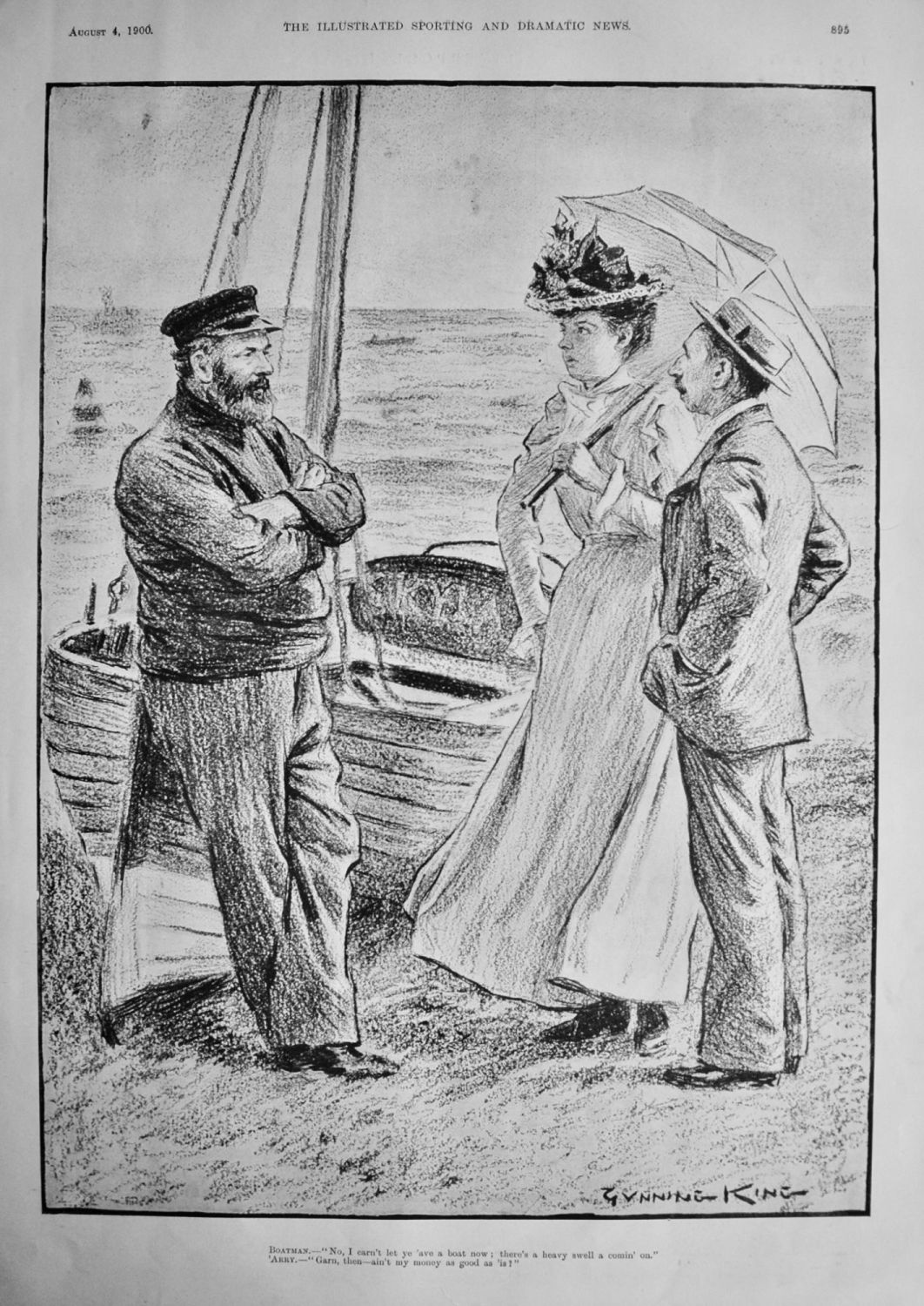 Gunning kIng. August 4th, 1900.