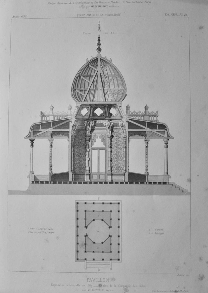 Pavillon, Exposition Universelle de 1867.