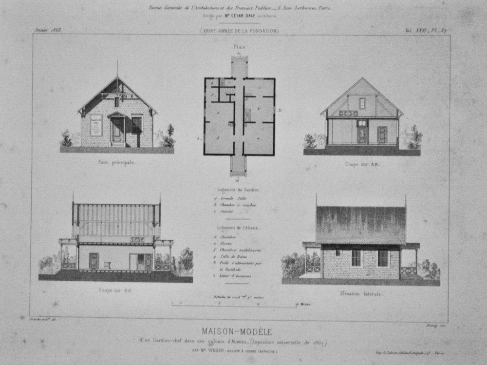Maison - Modele.  (Exposition universelle de 1867.)  