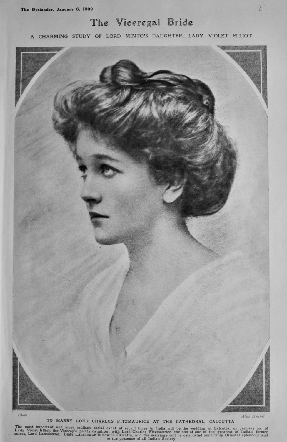 The Viceregal Bride : A Charming Study of Lord Minto's Daughter, Lady Viole