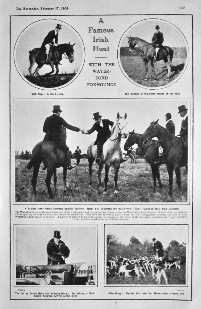 A Famous Irish Hunt : With the Waterford Foxhounds.  1909.