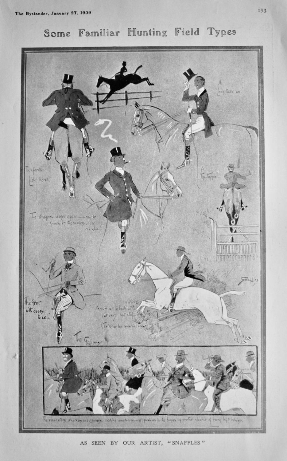 Some Familiar Hunting Field Types : As Seen by our Artist 