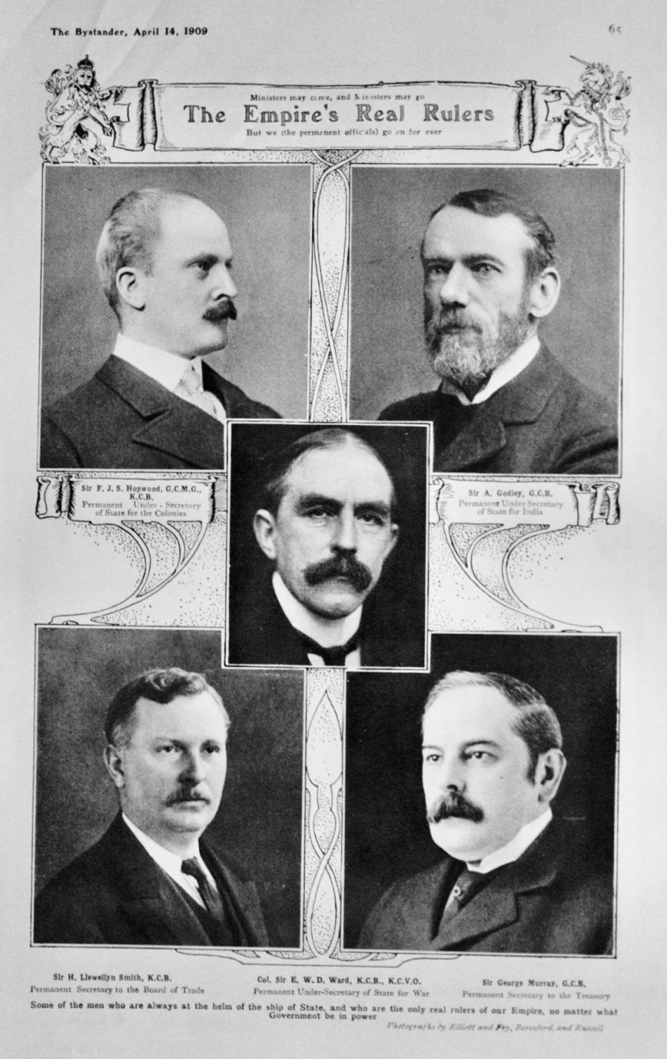 The Empire's Real Rulers.  1909.