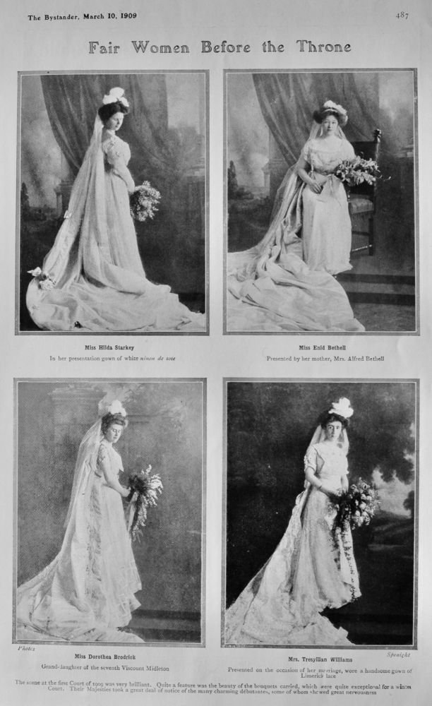 Fair Women before the Throne.  1909.