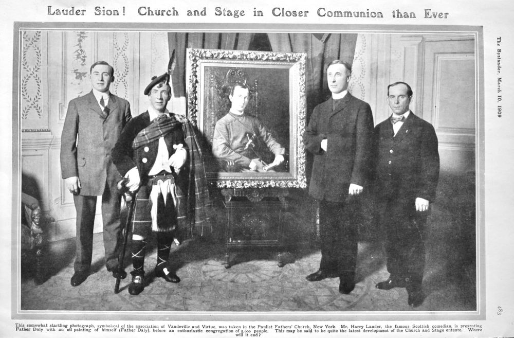 Lauder Sion !  Church and Stage in Closer Communion than Ever.  1909.