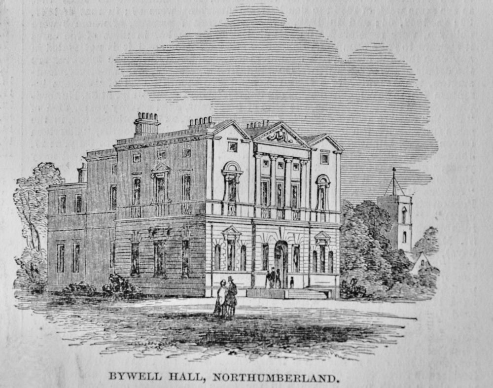 Bywell Hall, Northumberland.  1850.