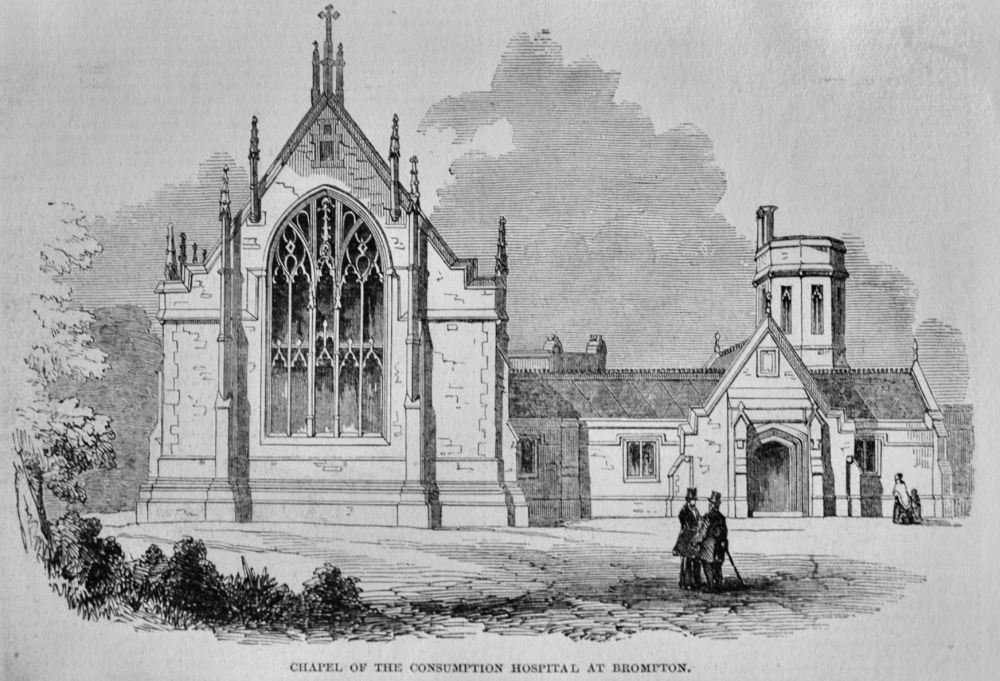 Chapel of the Consumption Hospital at Brompton.  1850.