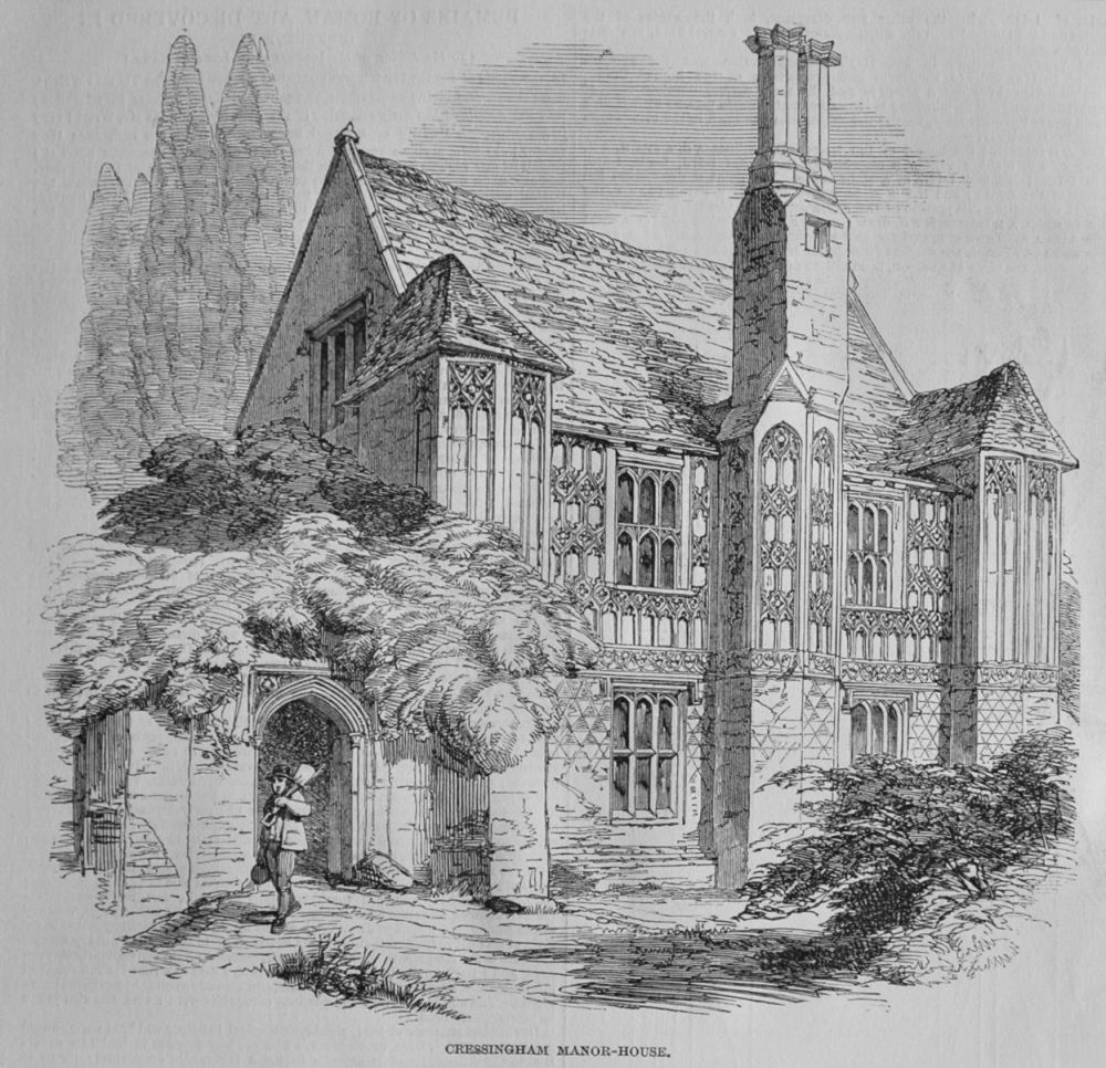 Cressingham Manor-House.  1850.