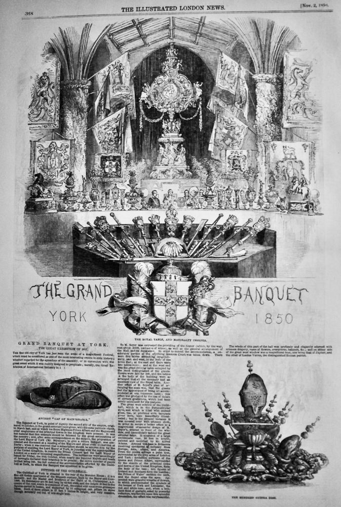 Grand Banquet at York : The Great Exhibition of 1851.