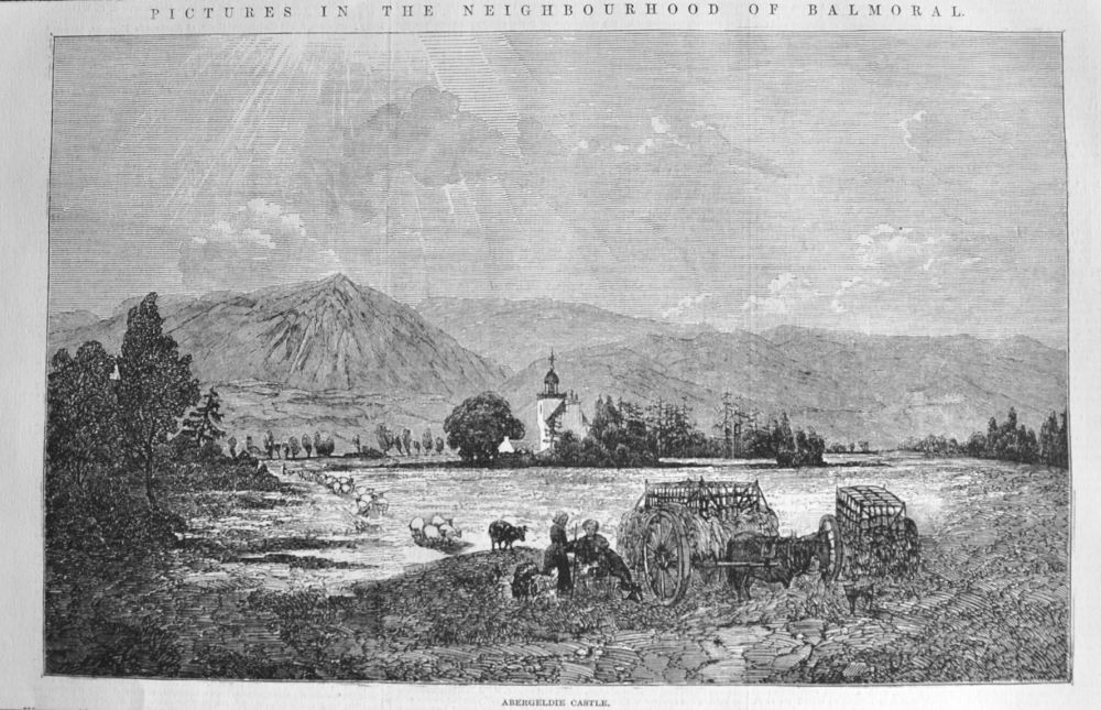 Abergeldie Castle.  1850.