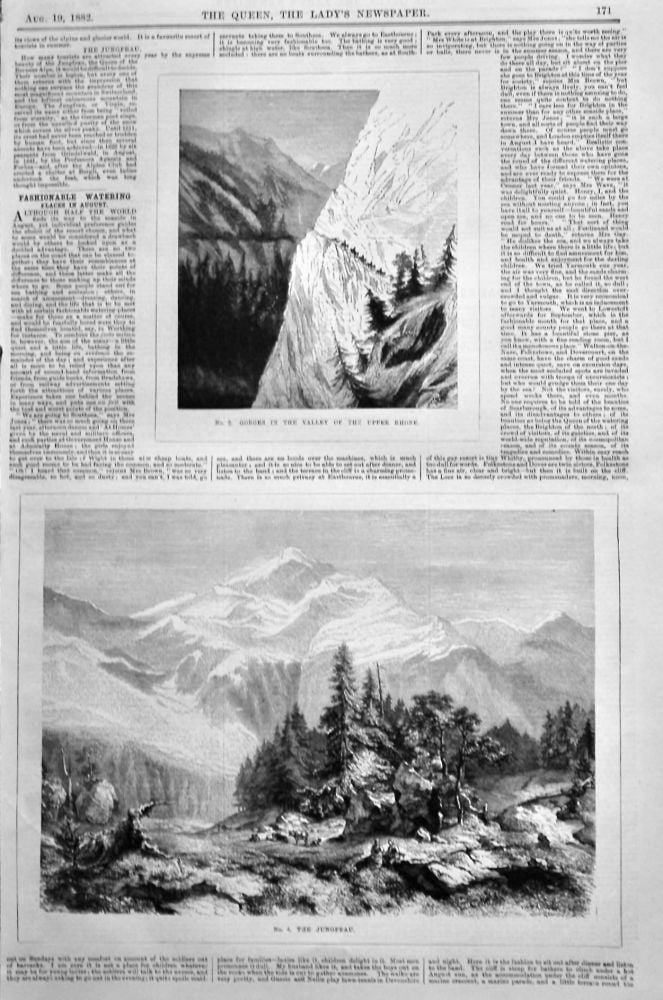 Views in the Vallais. 1882.