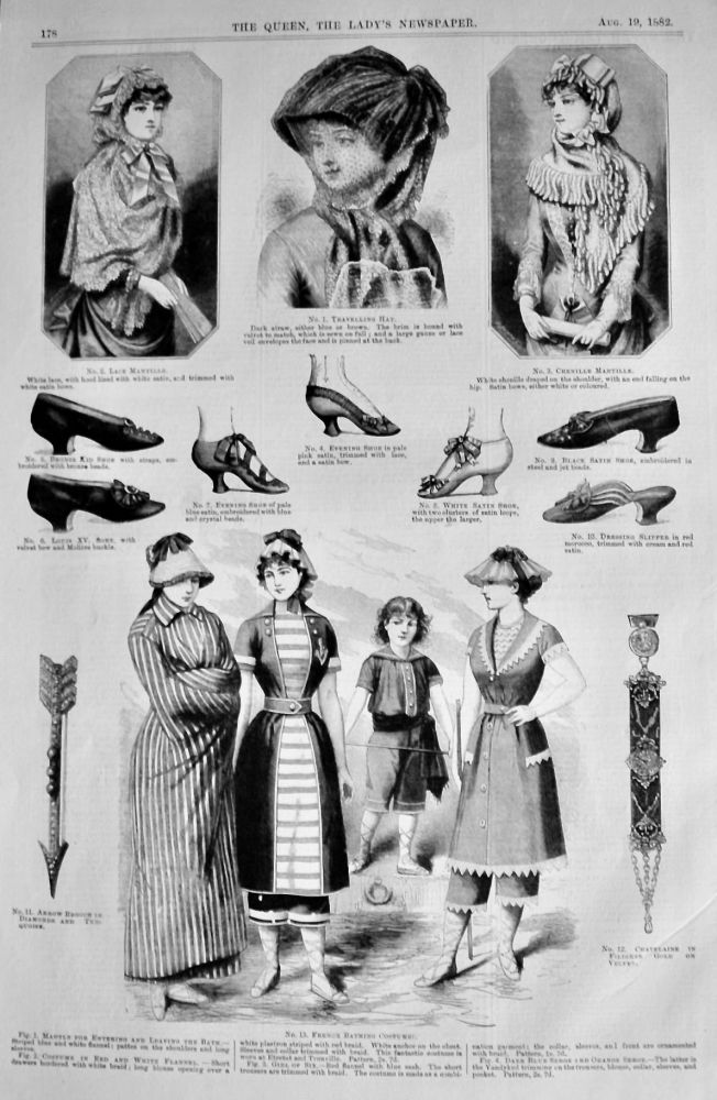 Fashion Illustrations. August  1882.