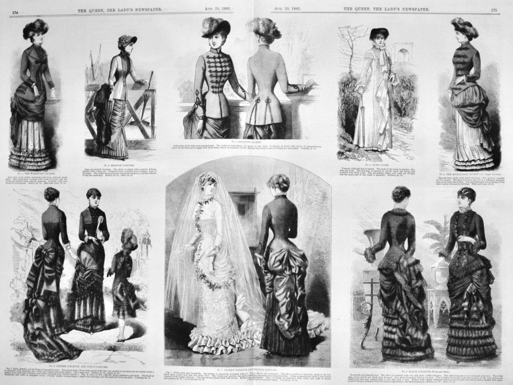 Fashion Illustrations. August  1882.