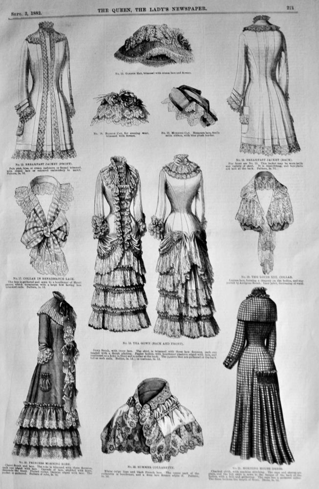 Fashion Illustrations, September 2nd, 1882.