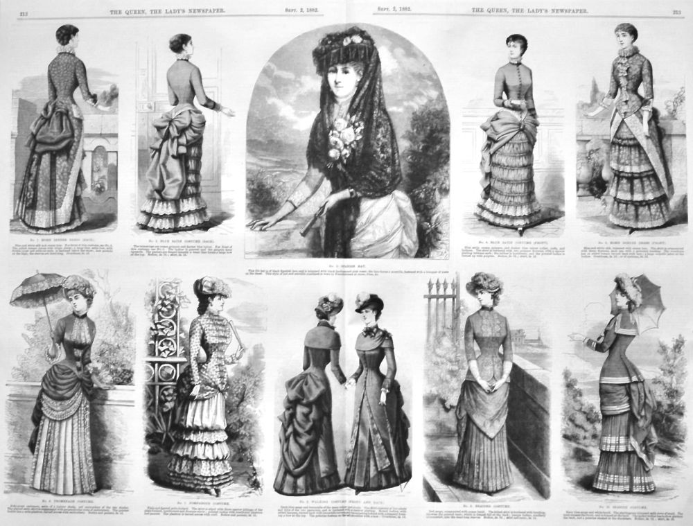 Fashion Illustrations, September 2nd.  1882.