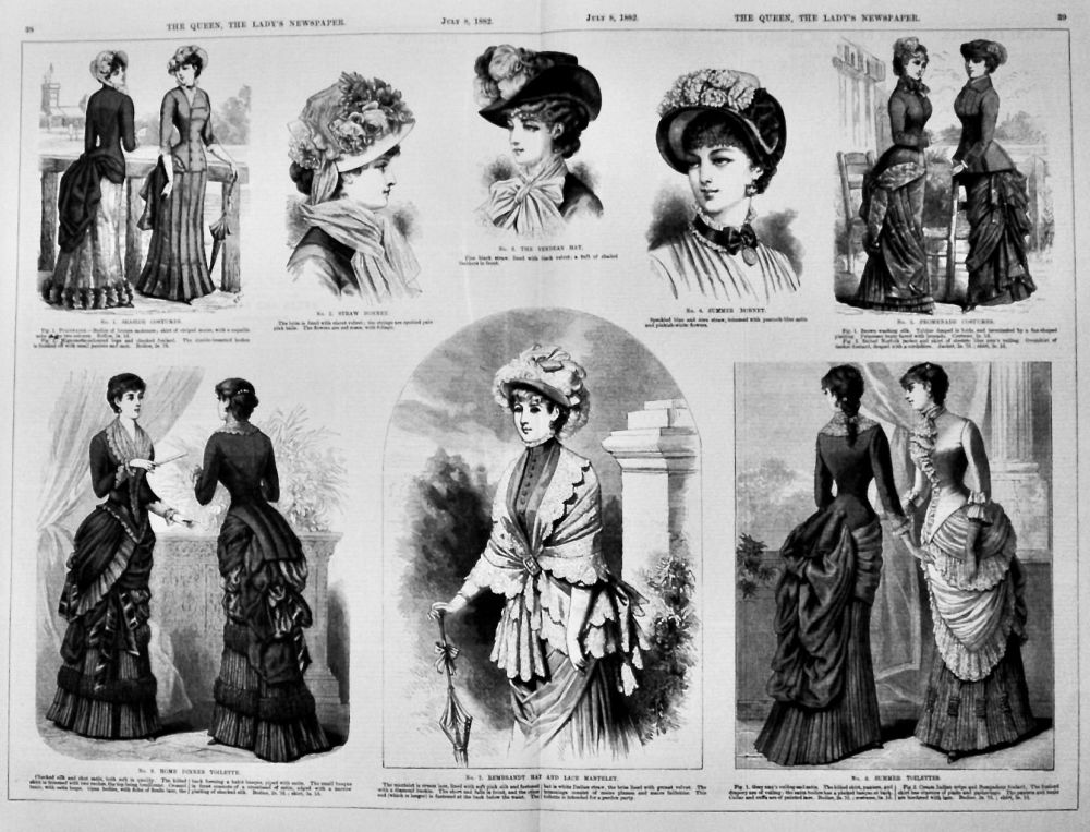 Fashion Illustrations. July 8th, 1882.