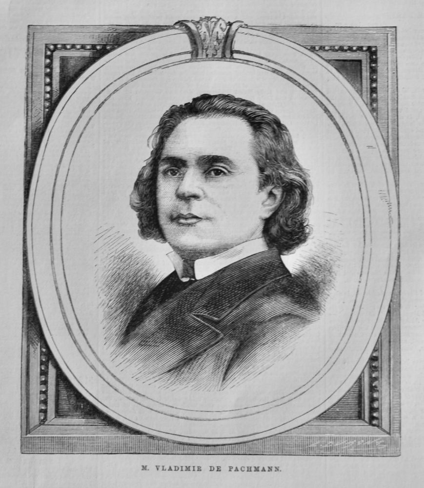 M. Vladimir De Pachmann.  1882.