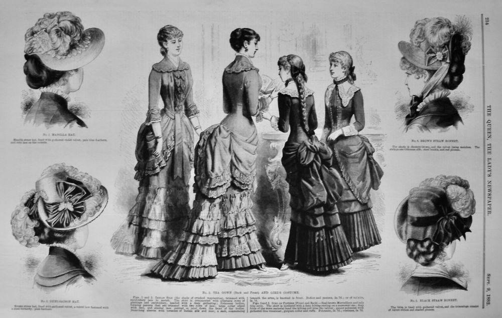 Fashion Illustrations. September 9th, 1882.