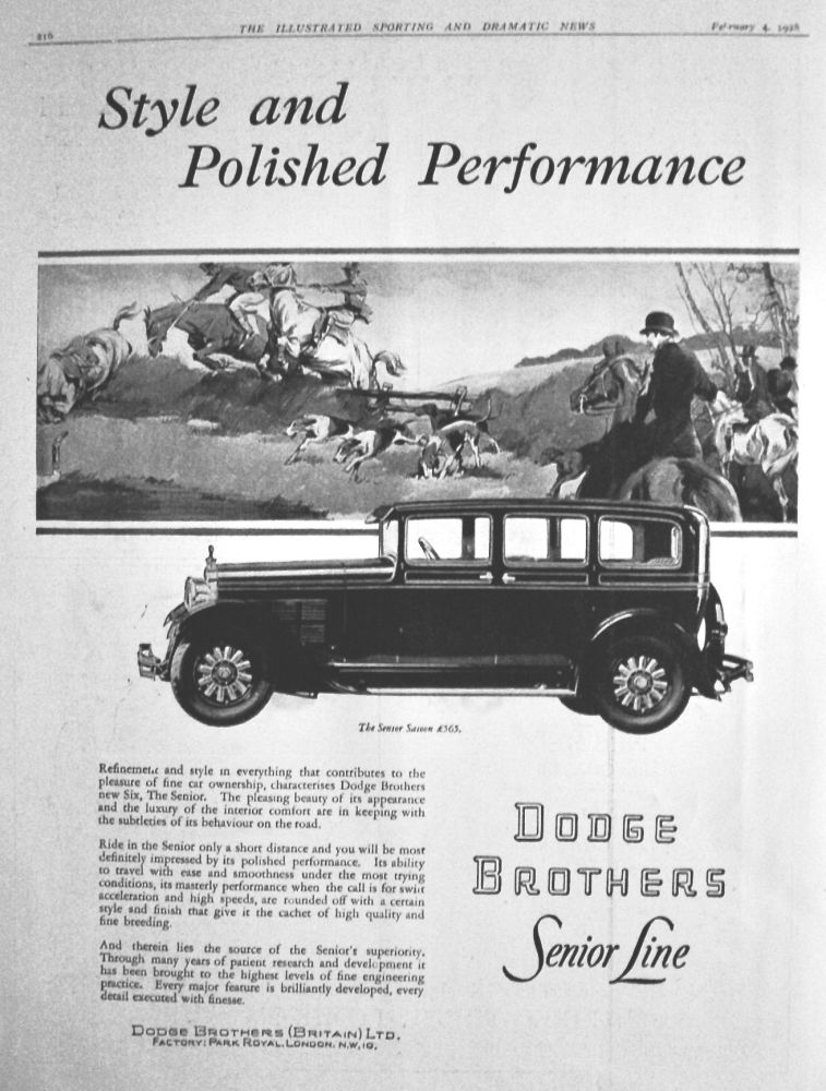 Dodge Brothers.  1928.