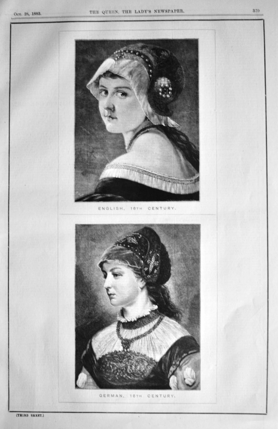 English 16th Century, and German, 16th Century.  1882.