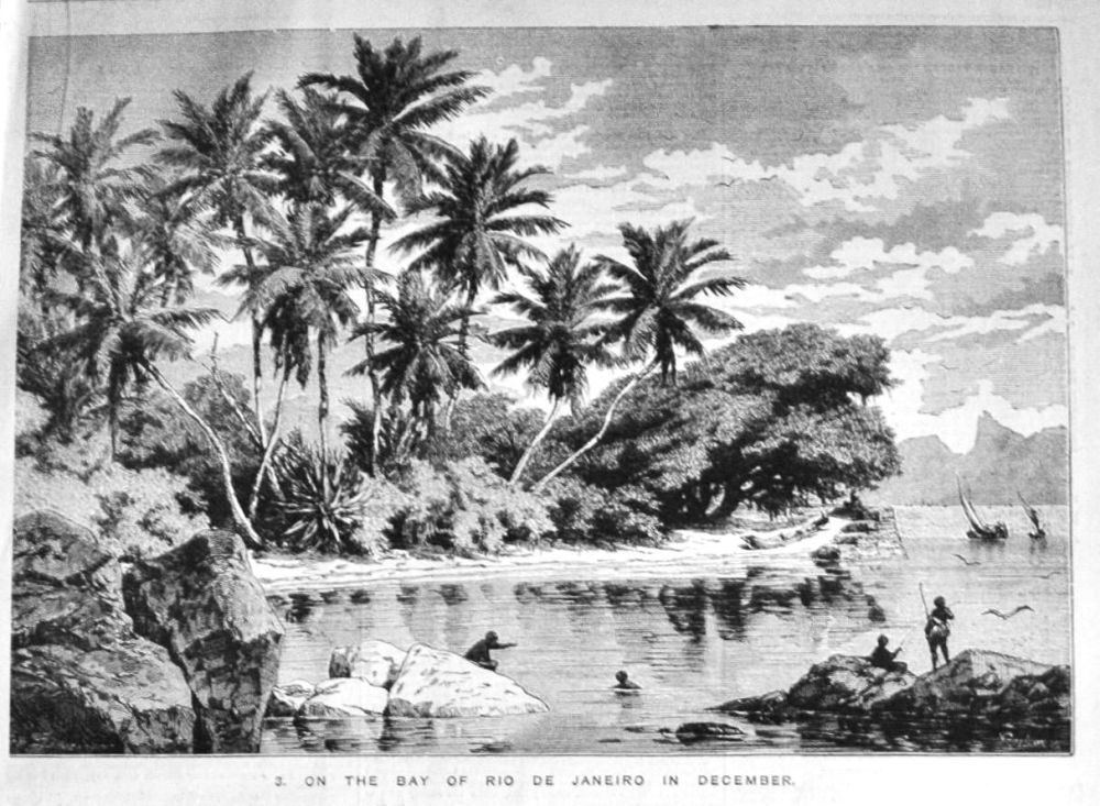 On the Bay of Rio De Janeiro in December.  1882.