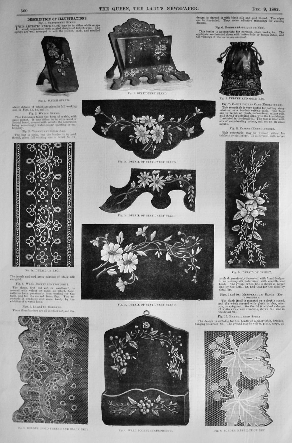 Fashion Illustrations. December 9th, 1882.