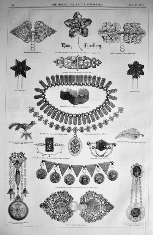 Fancy Jewellery.  1882.