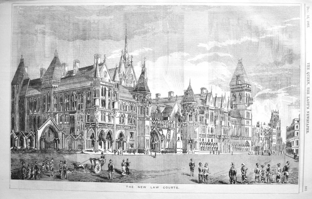 The New Law Courts.  1882.