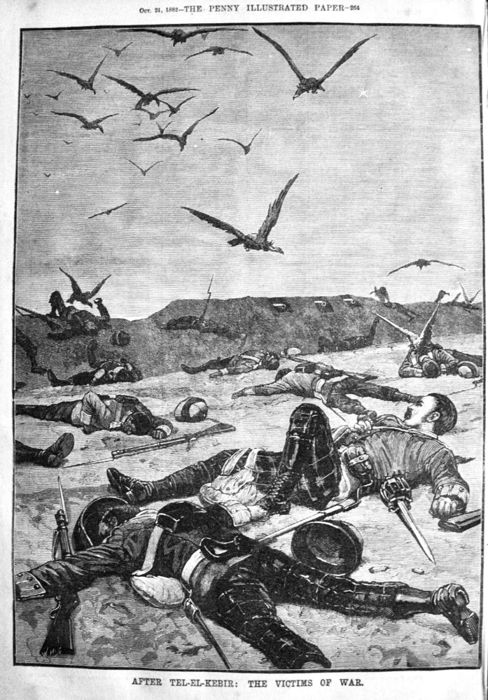 After Tel-El-Kebir :  The Victims of War.  1882.