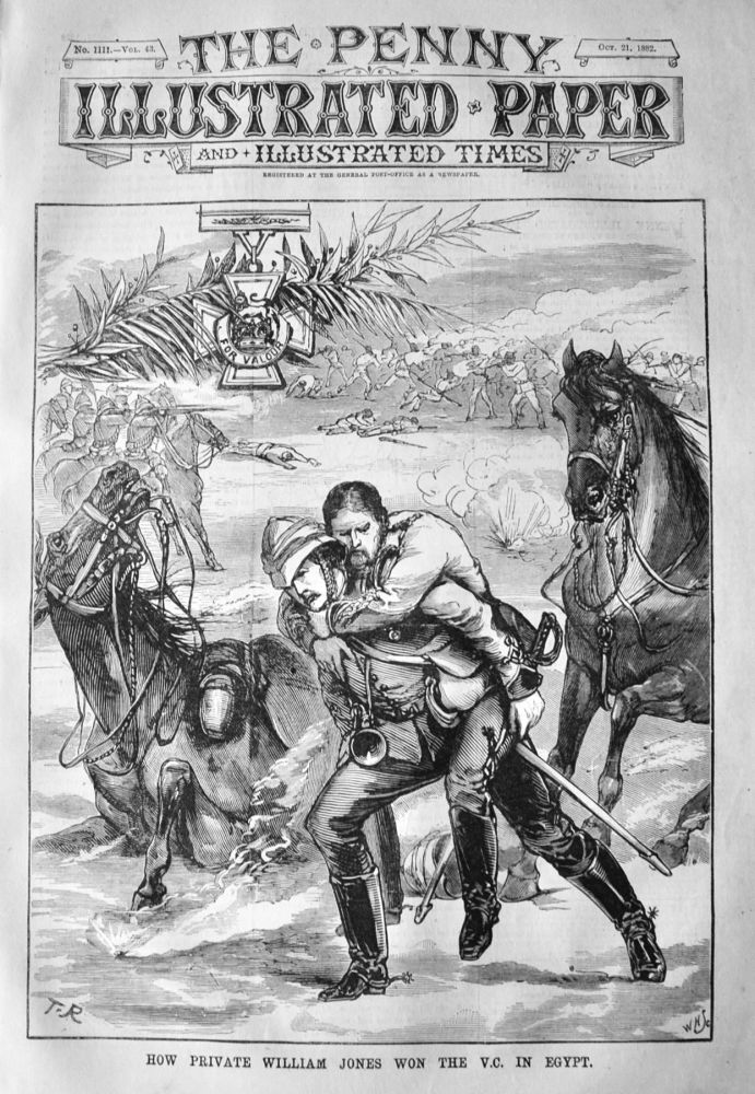How Private William Jones won the V.C. in Egypt.  1882.