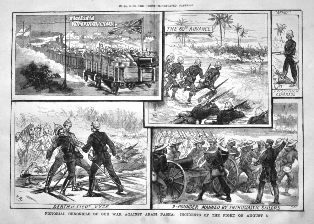 Pictorial Chronicle of our War against Arabi Pasha :  Incidents of the figh
