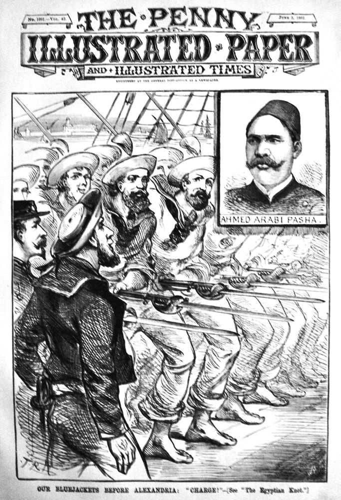 Our Bluejackets Before Alexandria :  "Charge !"