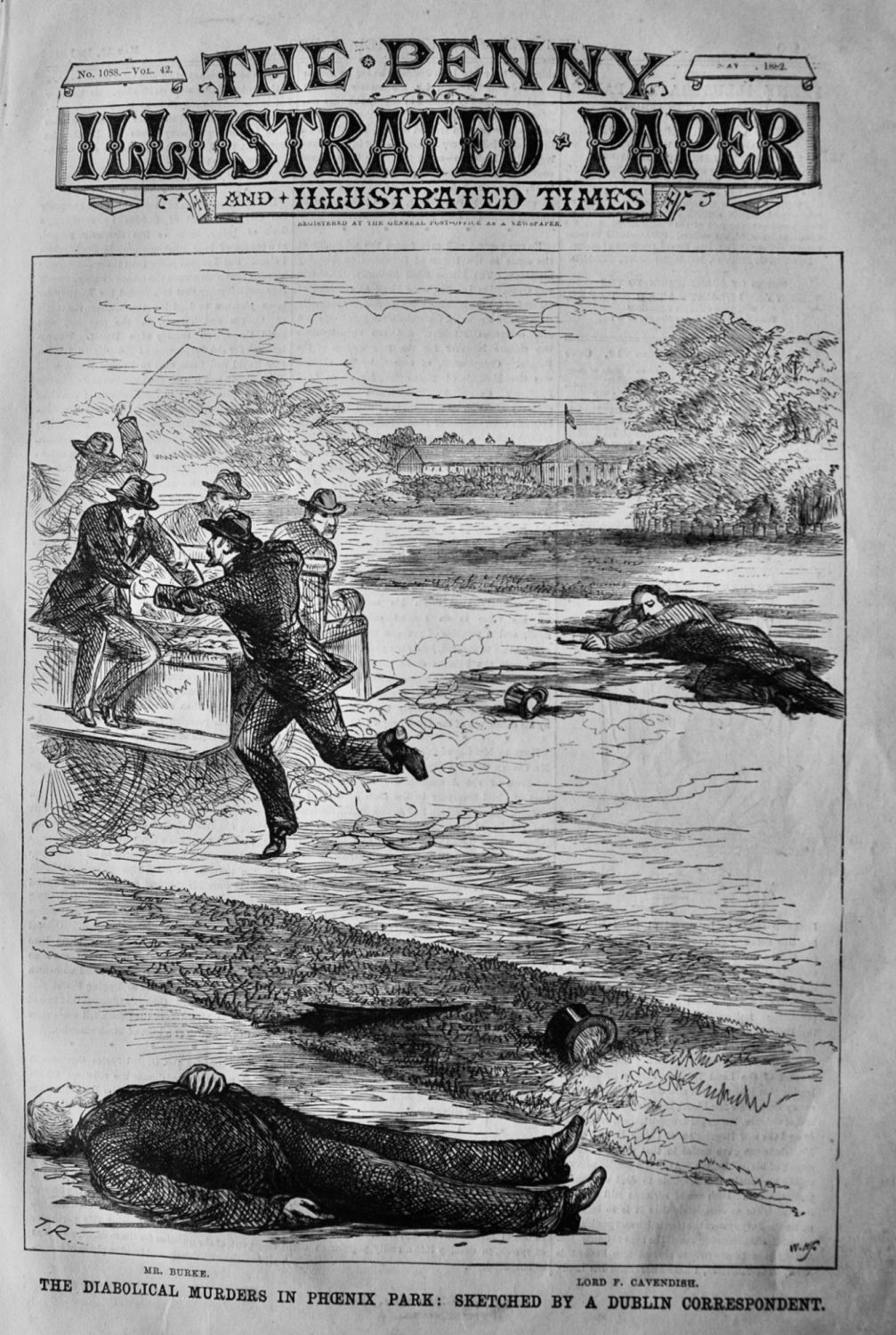 The Diabolical Murders in Phoenix Park.  1882.