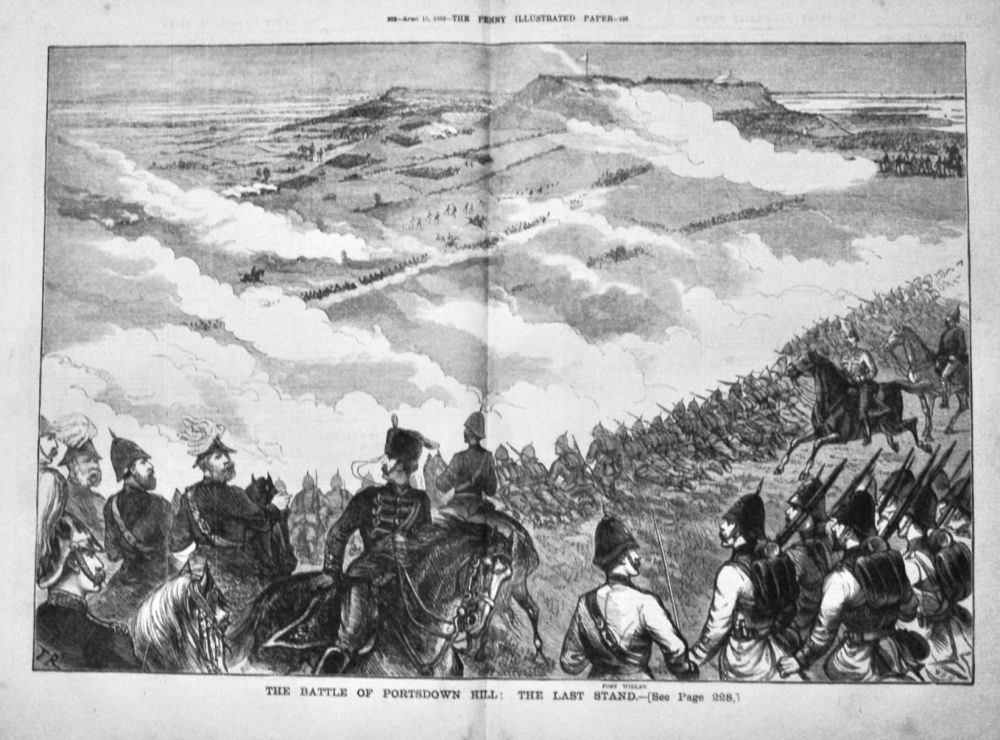 The Battle of Portsdown Hill :  The Last Stand.  1882.