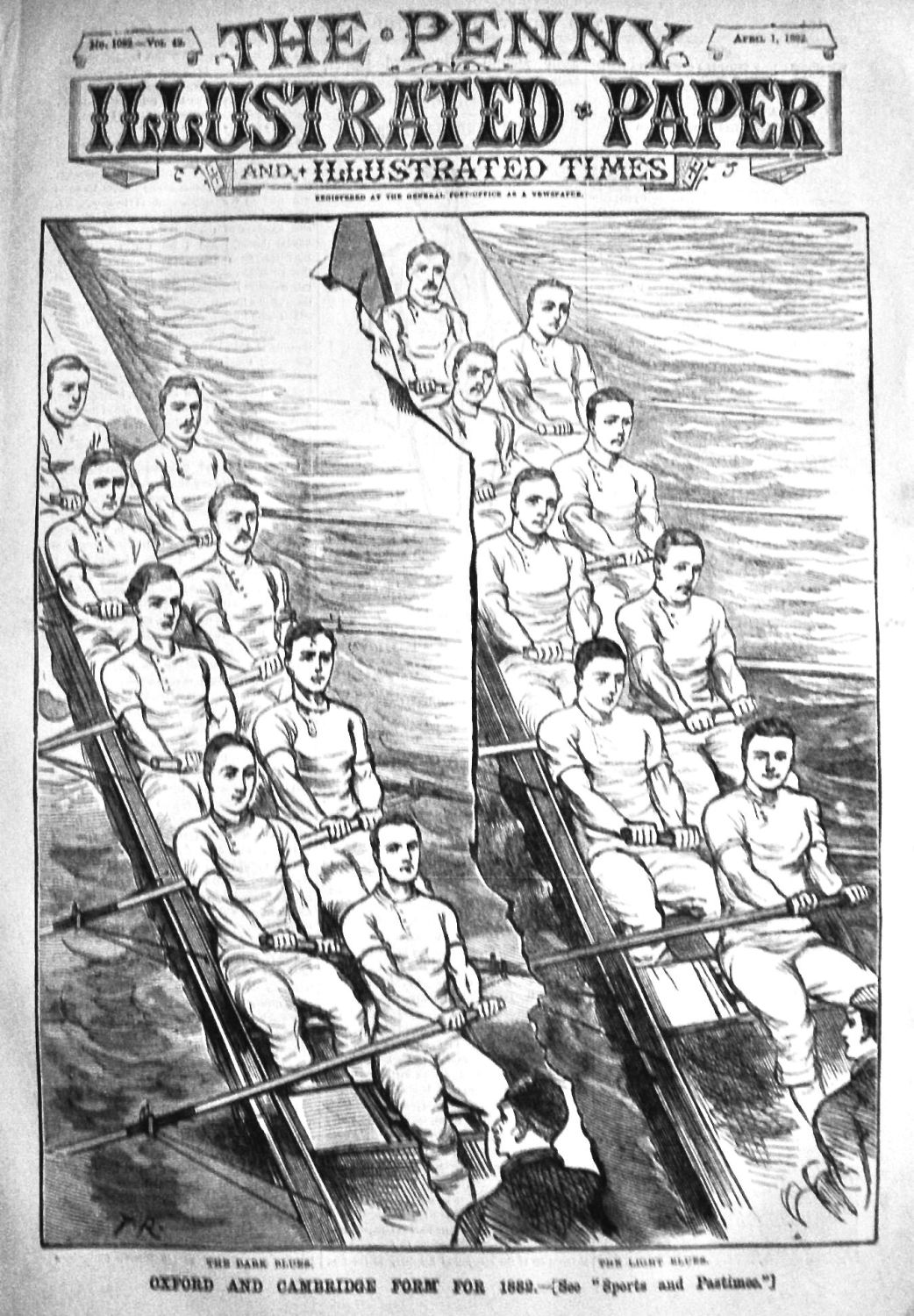 Oxford and Cambridge Form for 1882.