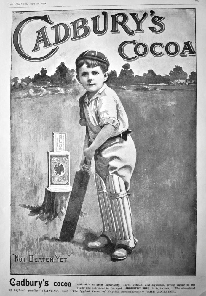 Cadbury's Cocoa.  1902.