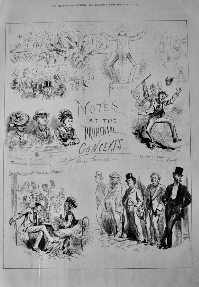 Notes at the Promenade Concerts.  1875.