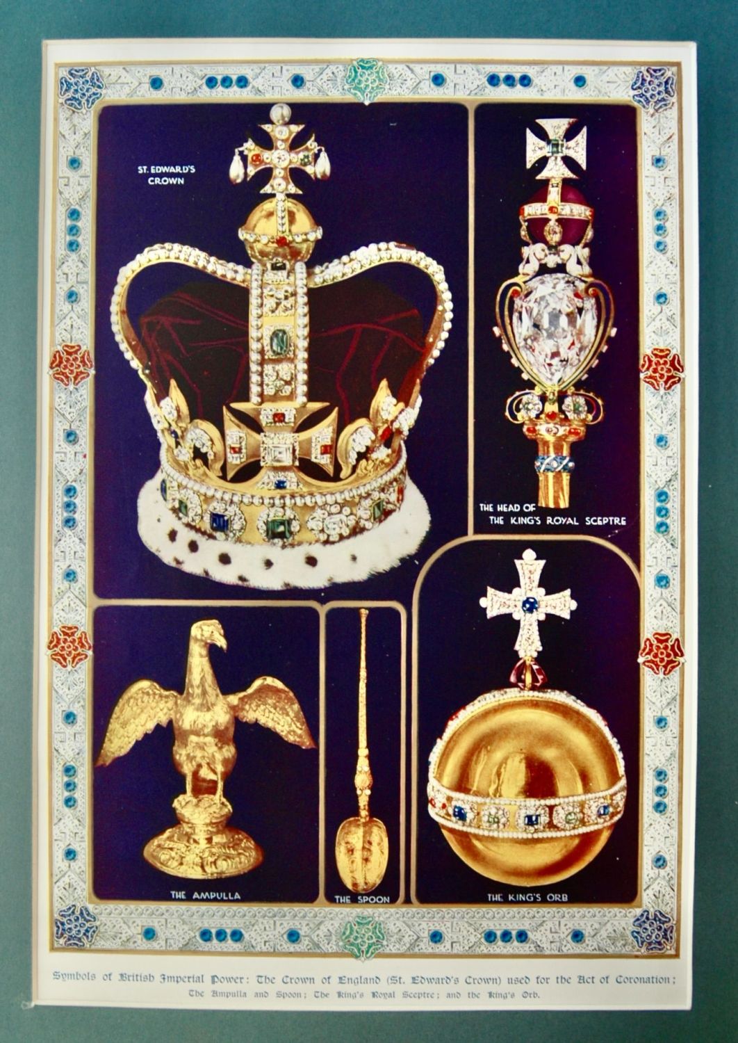Symbols of British Imperial Power :  The Crown of England (St. Edward's Cro