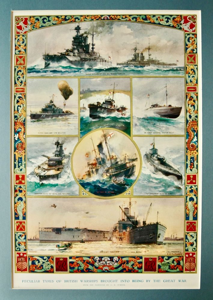 Peculiar Types of British Warships Brought into being by the Great War.