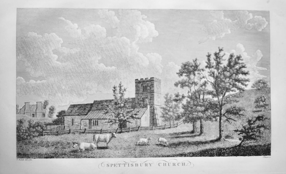 Spettisbury Church. Dorset  (1865c.)