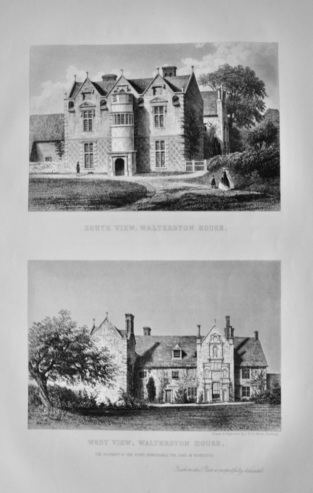 Walterston House. Dorset.  1865c.