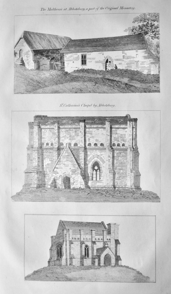 St. Catharine's Chapel by Abbotsbury, in  Dorset  (1865c.)