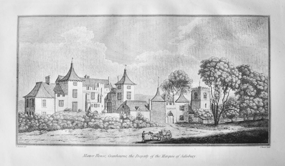 Manor House, Cranbourne, the Property of the Marquis of Salisbury.  (Dorset