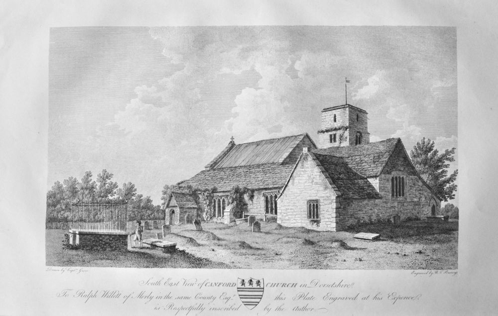 South East View of Canford Church in Dorsetshire.