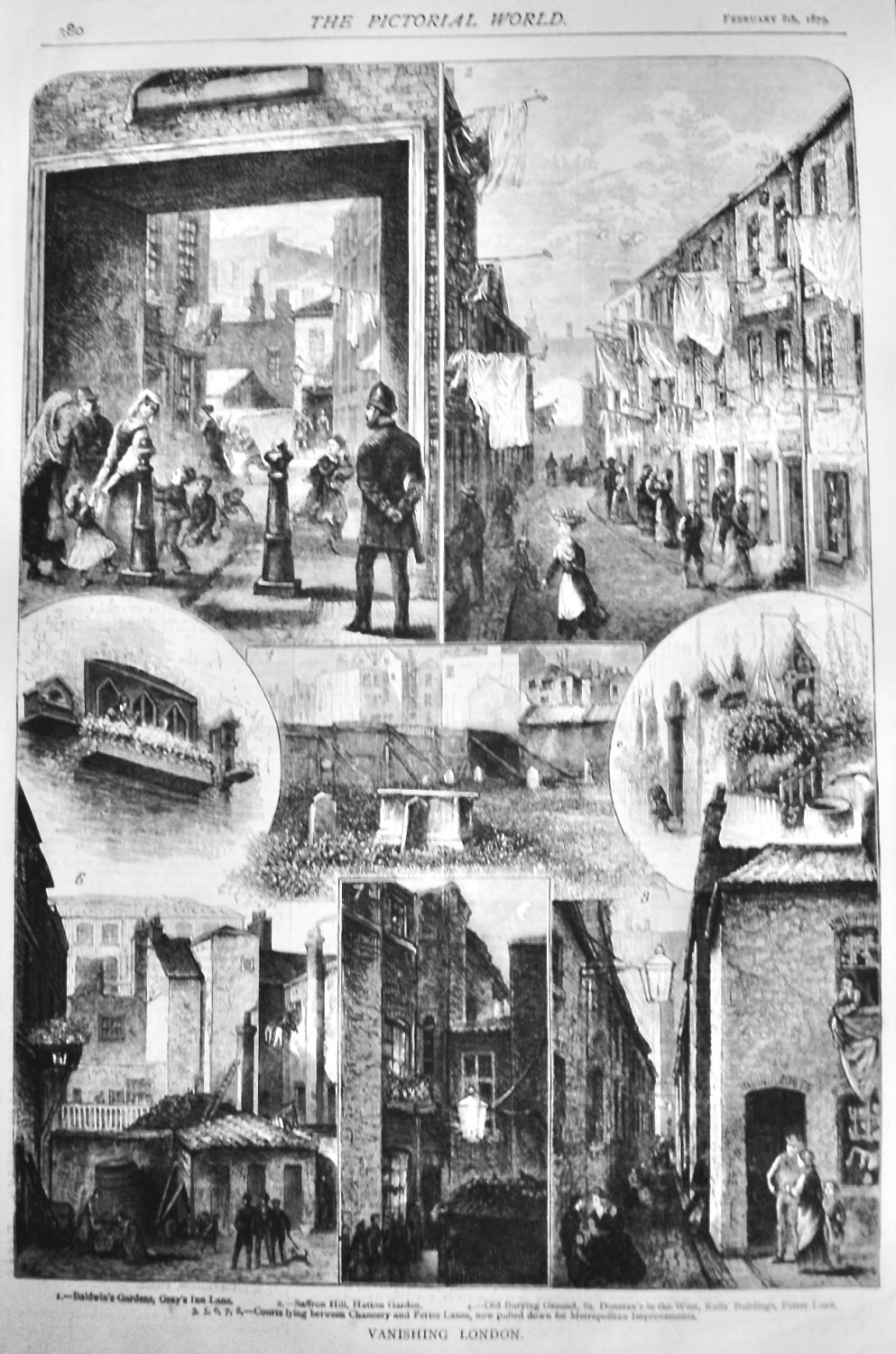 Vanishing London.  1879.