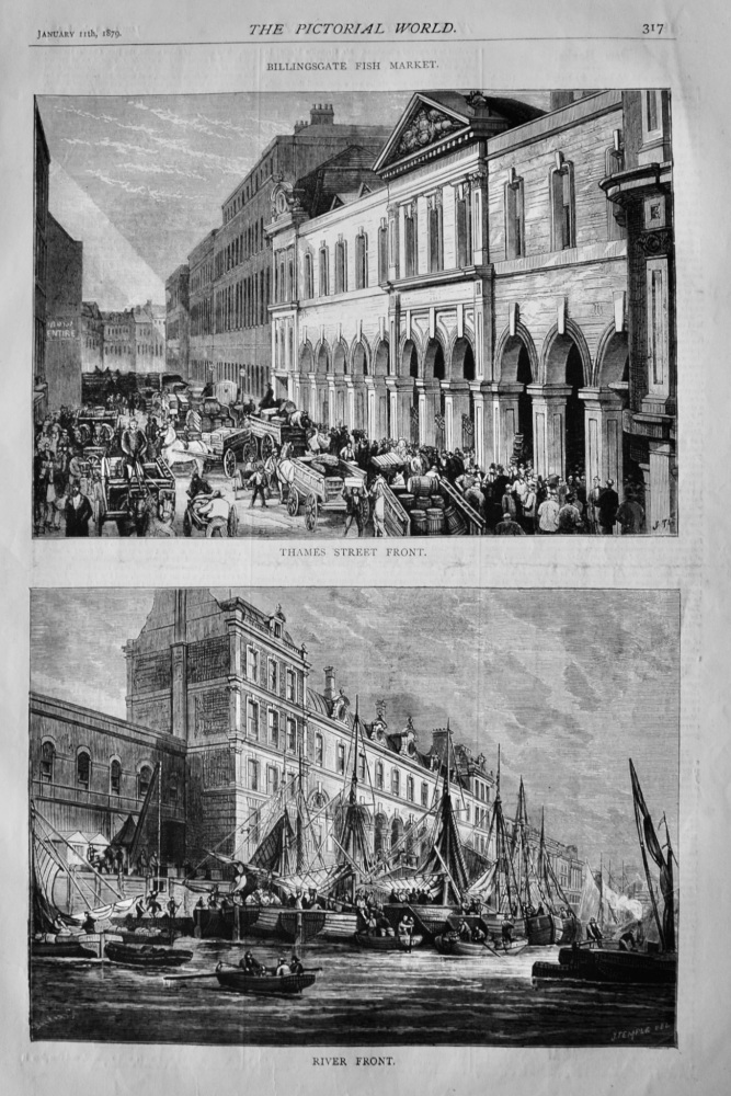 Billingsgate Fish Market.  1879.