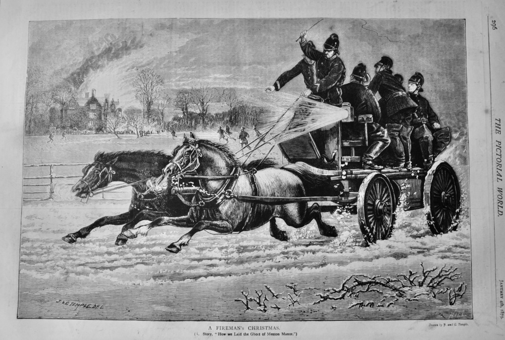 A Fireman's Christmas. 1879.